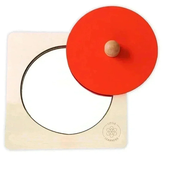 Baby Montessori Toy Puzzle, Tummy Time Mirror for Newborn Brain Development - Picture 8 of 8